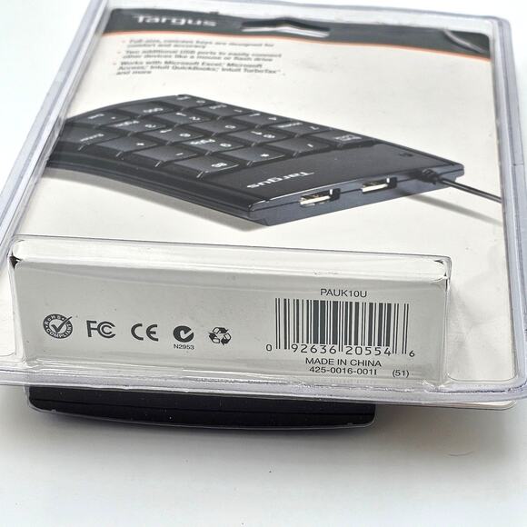 Brand New Targus AKP11US Wireless Numeric Keyboard Keypad Sealed - Picture 3 of 3